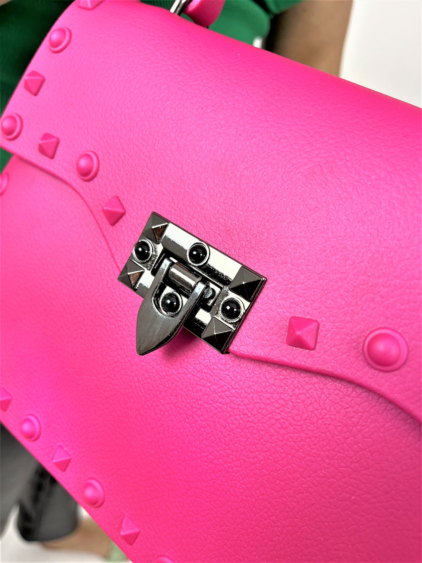 Handtasche für Damen in grellen Farben, Miina Fashion Online Shop, Pink