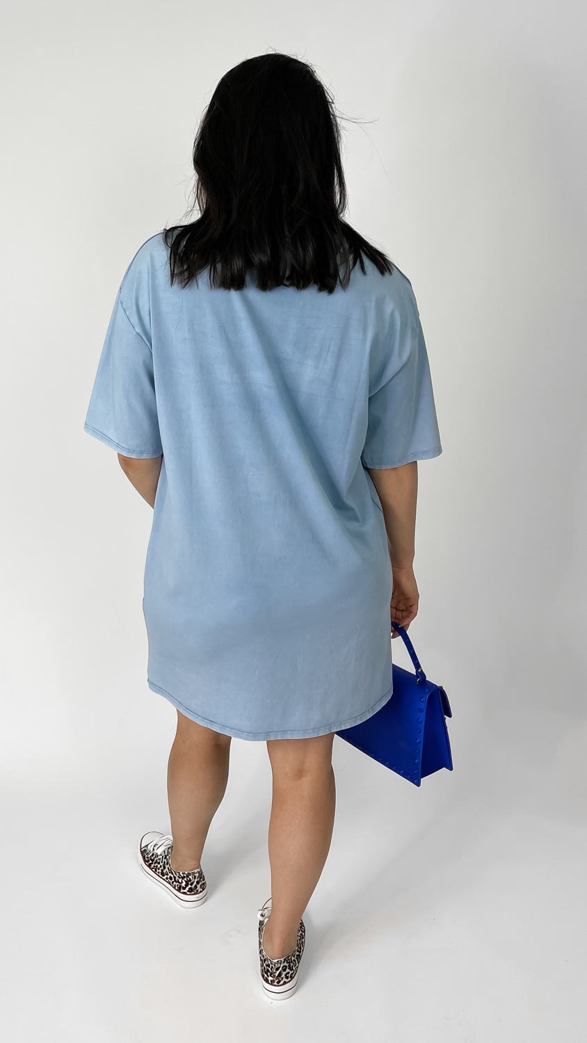 Superweiches Oversized T-Shirt Kleid, Miina Fashion Onlineshop